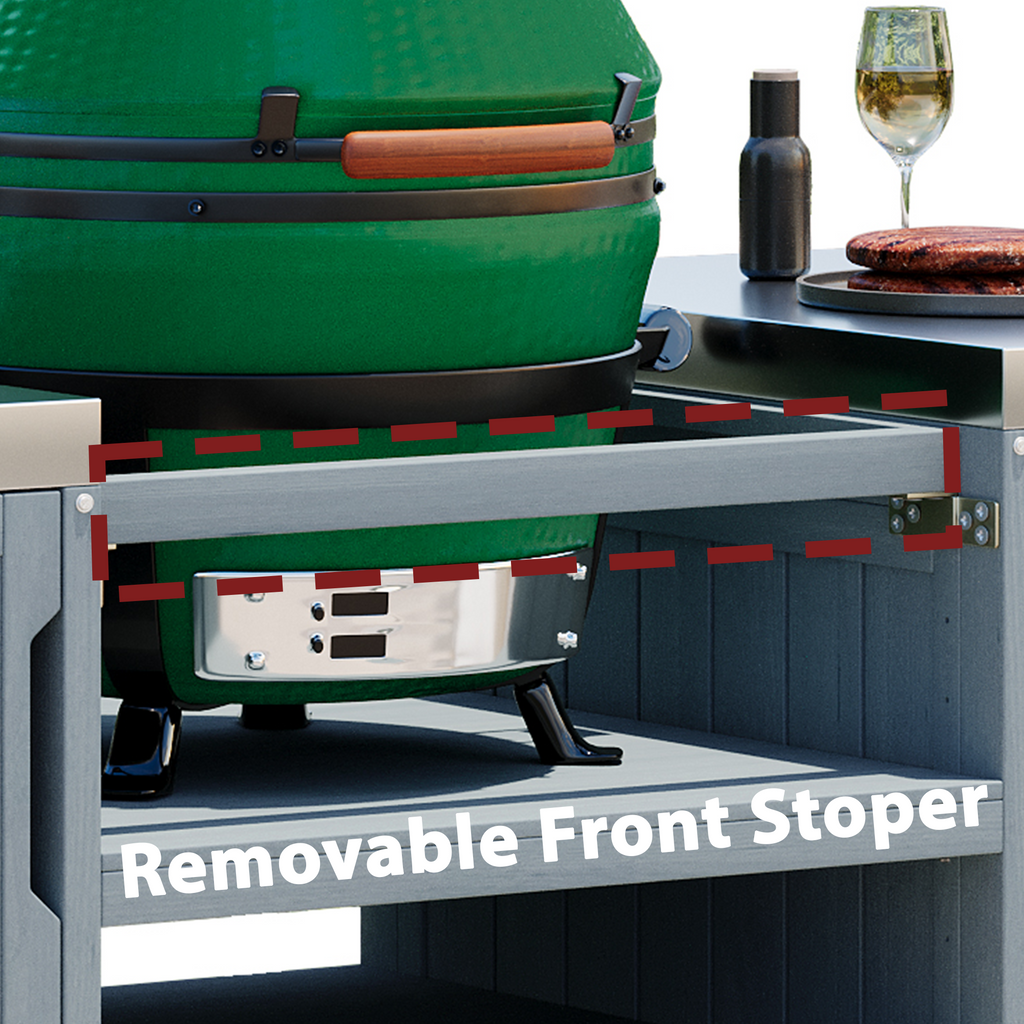 green Outdoor Kitchen Island for Big Green Egg Grills - product image 16