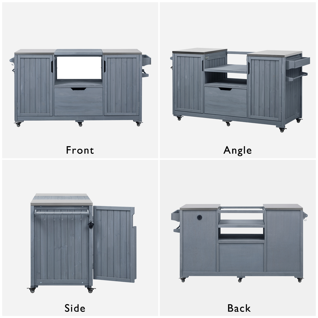 green Outdoor Kitchen Island for Big Green Egg Grills - product image 11