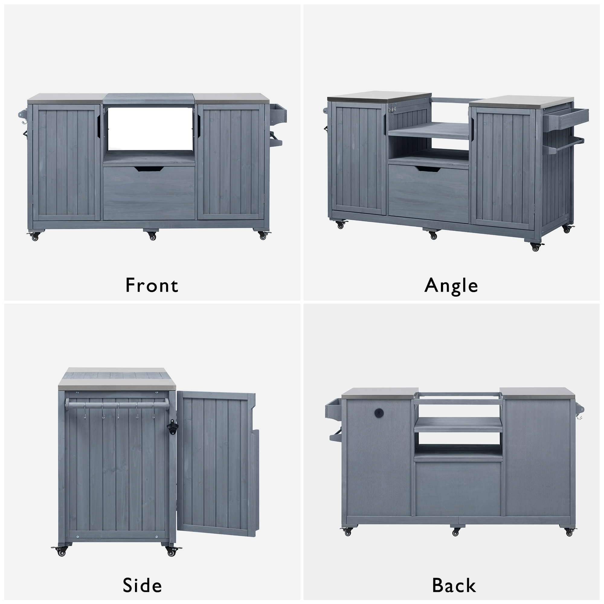 green Outdoor Kitchen Island for Big Green Egg Grills - product image 11