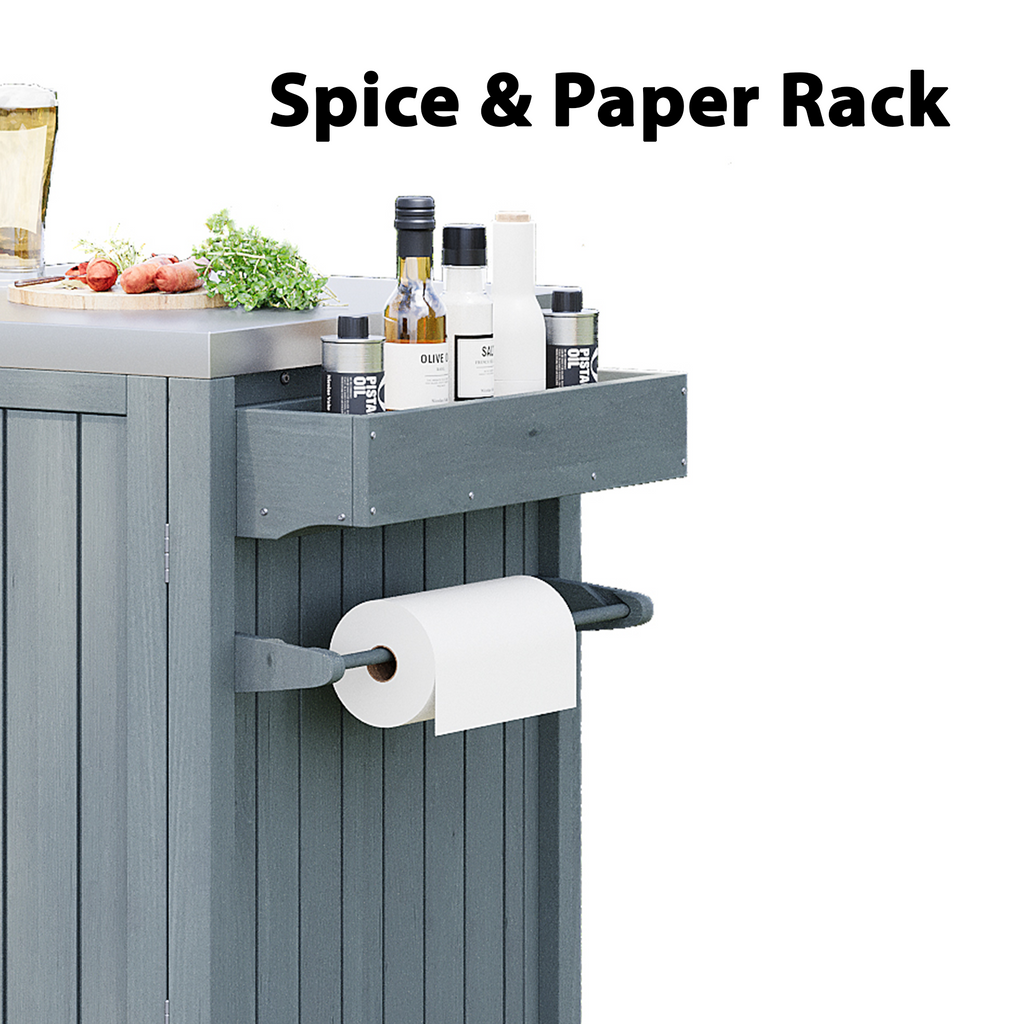 green Outdoor Kitchen Island for Big Green Egg Grills - product image 19