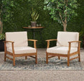 Perla Club Chairs Set of 2 - Cream