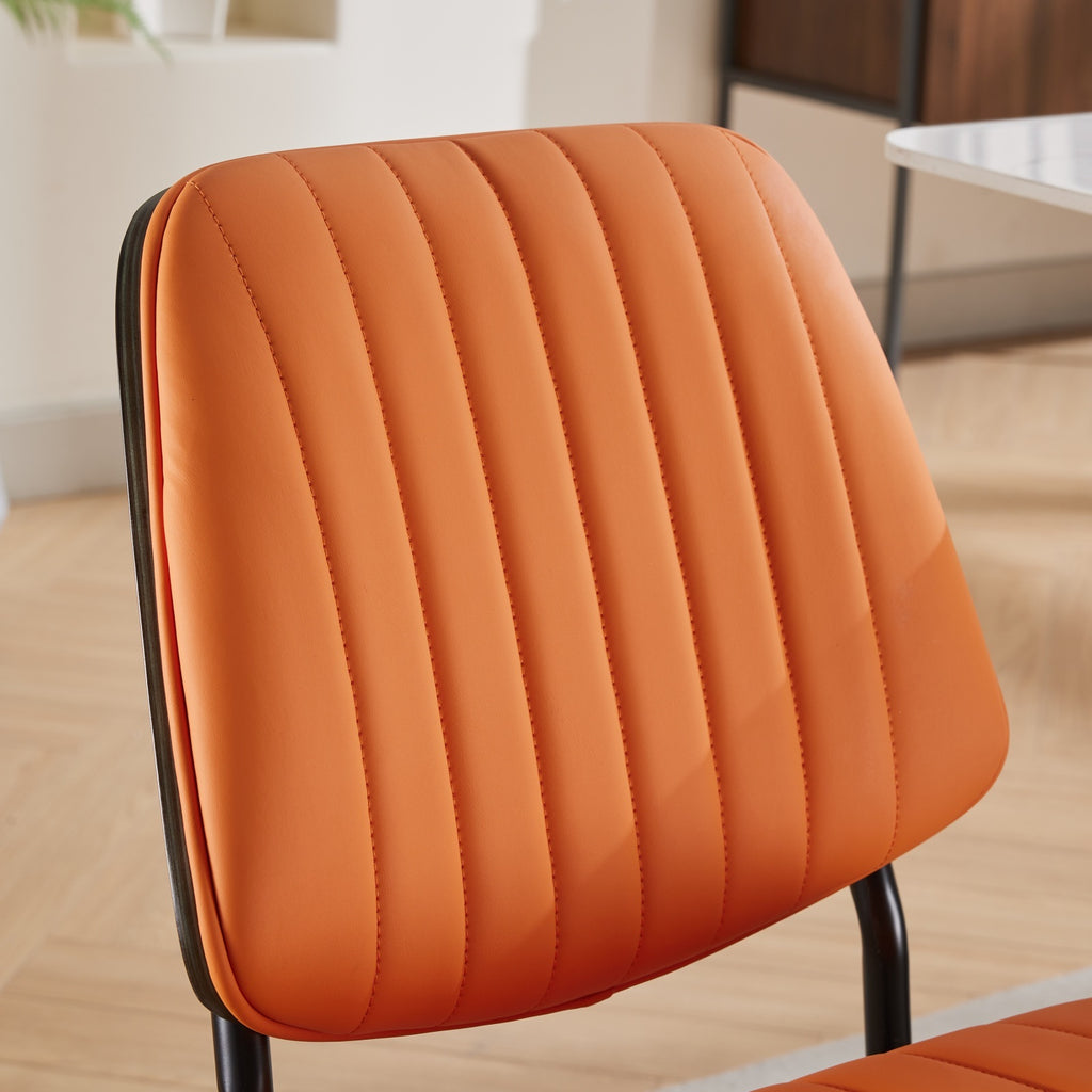 Mid Century Modern Dining Chairs Set of 2 - dimensions and size perspective