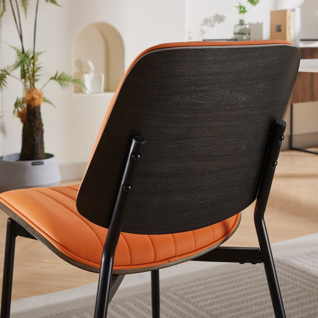 Mid Century Modern Dining Chairs Set of 2 - styled room setting view