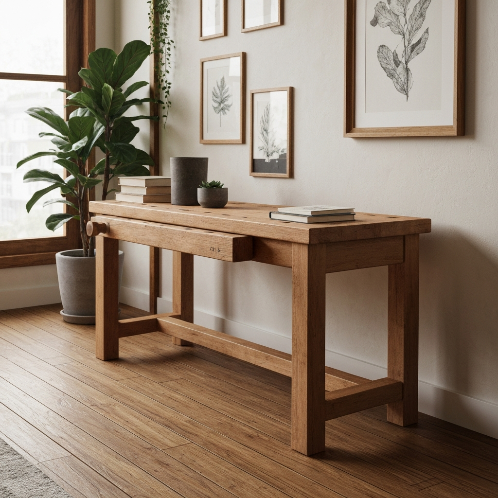 Wood Work Bench 115cm — lifestyle scene 2