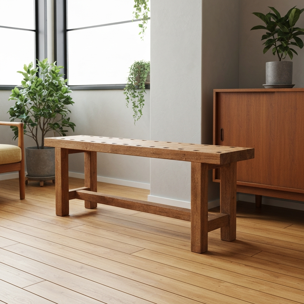 Wood Work Bench 115cm — lifestyle scene 2
