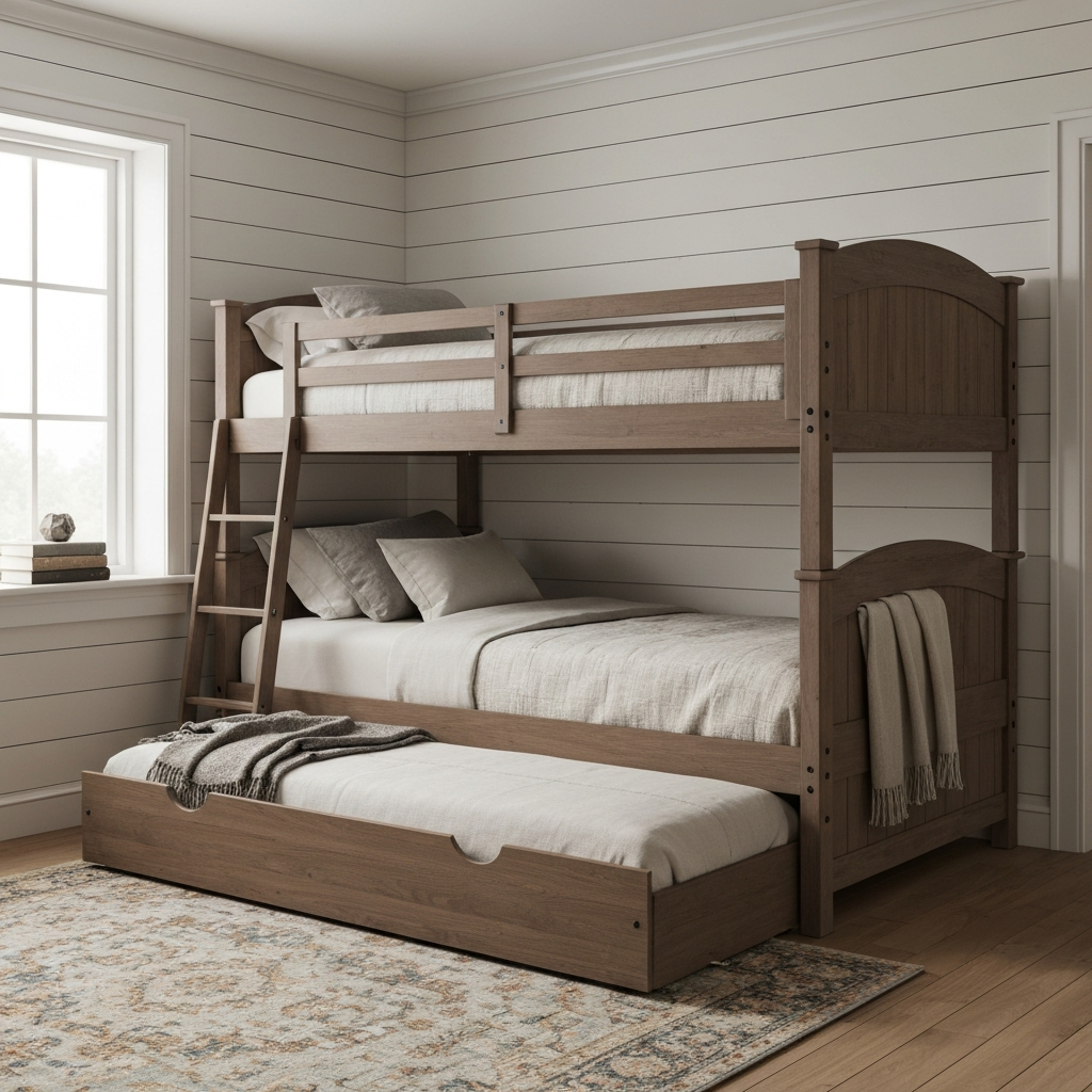 Brawnson Full over Full Bunk Bed with Trundle — lifestyle scene 2