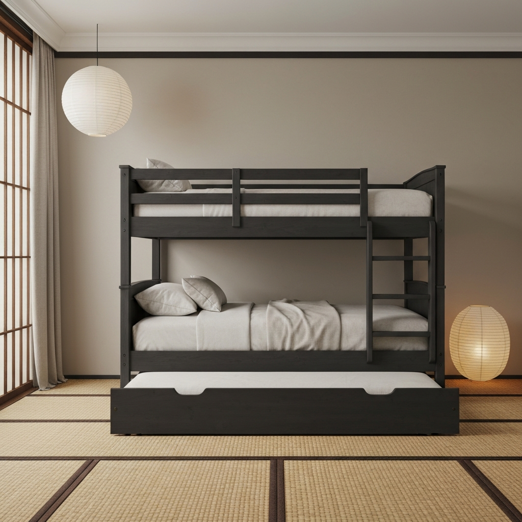 Brawnson Full over Full Bunk Bed with Trundle — lifestyle scene 3